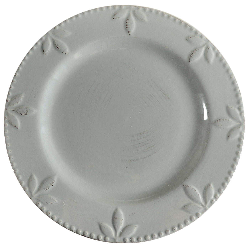 Sorrento Gray Dinner Plate by Signature-1