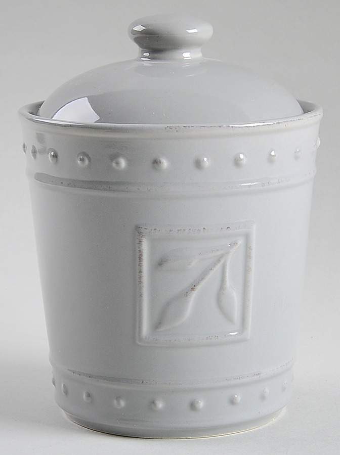 Sorrento Gray Small Canister & Lid by Signature-1