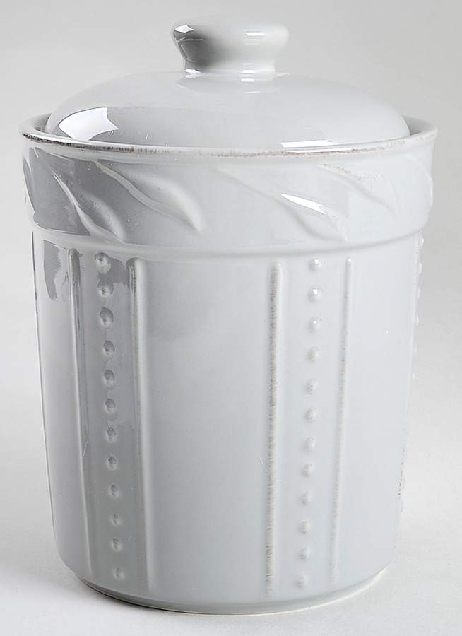 Sorrento Gray Large Canister & Lid by Signature-1