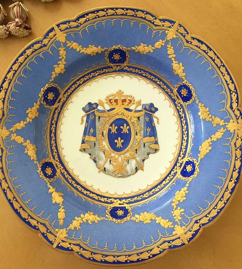 SPF47 Dinner Plate by Sevres Porcelain (France)-1