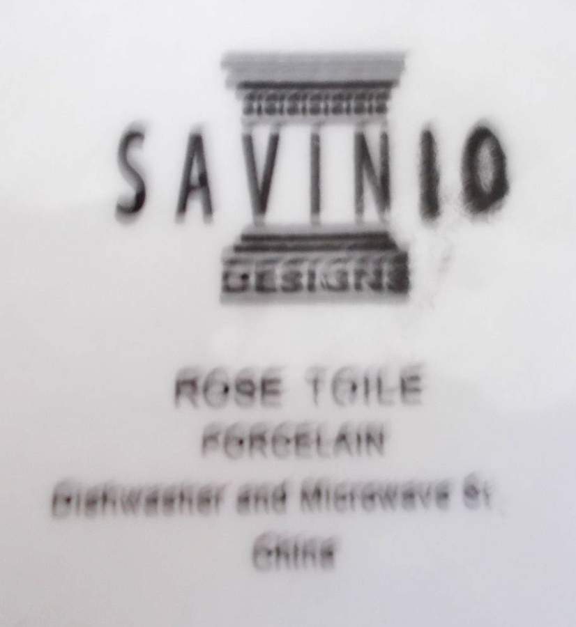Rose Toile (Porcelain) Mug by Savinio Designs-1