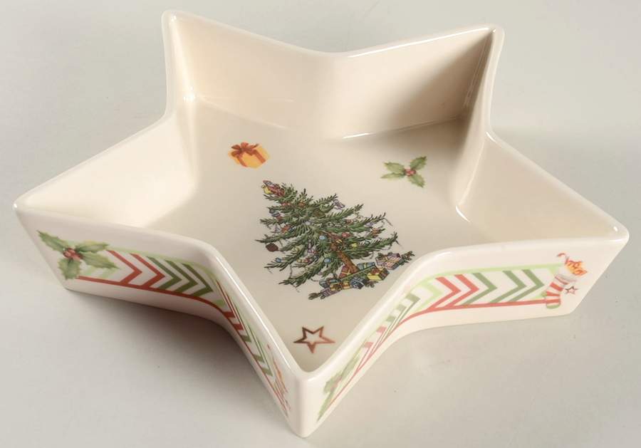 Christmas Jubilee Star Shaped Bowl by Spode-1