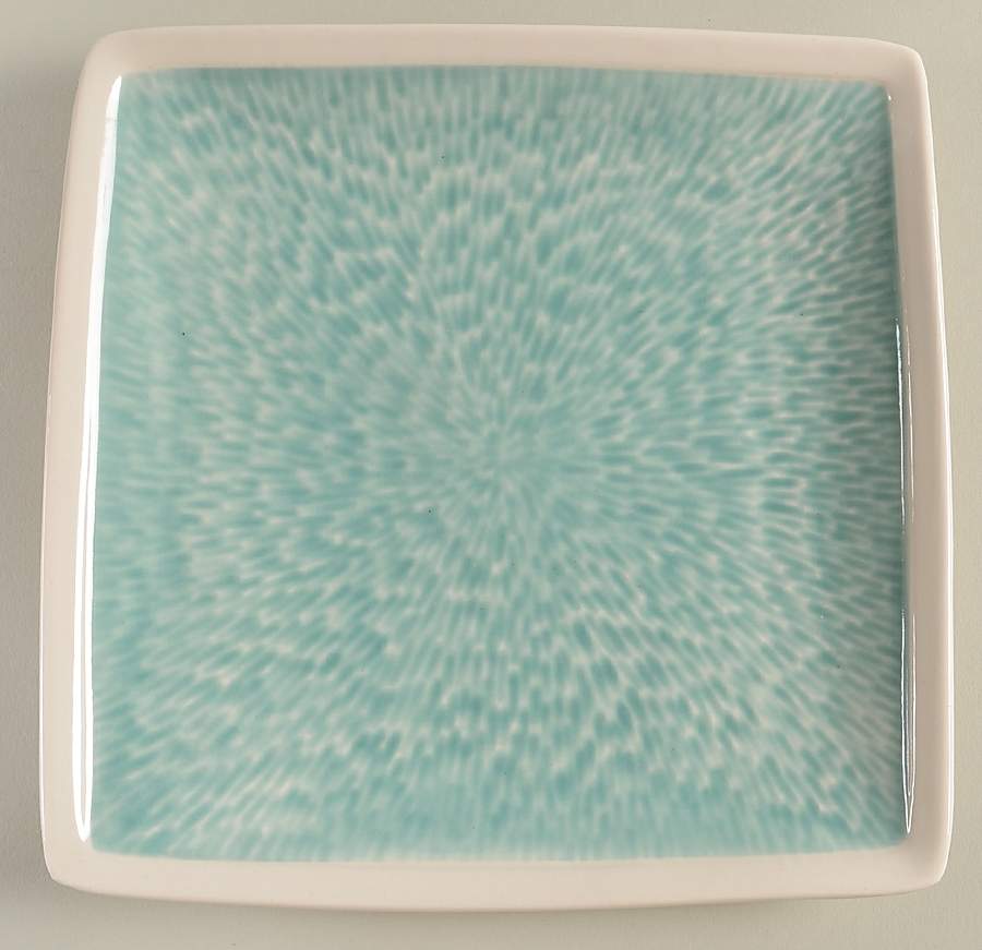 Vega Aqua Square Salad Plate by Sango-1