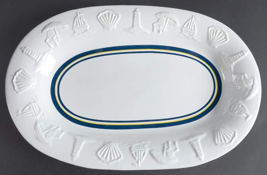SOG19 16" Oval Serving Platter by Sonoma Home-1
