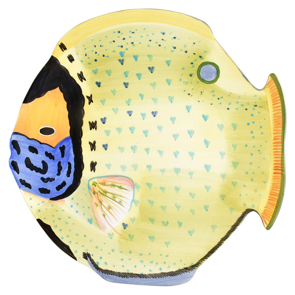 Coral Fish Dinner Plate by Studio Nova-1