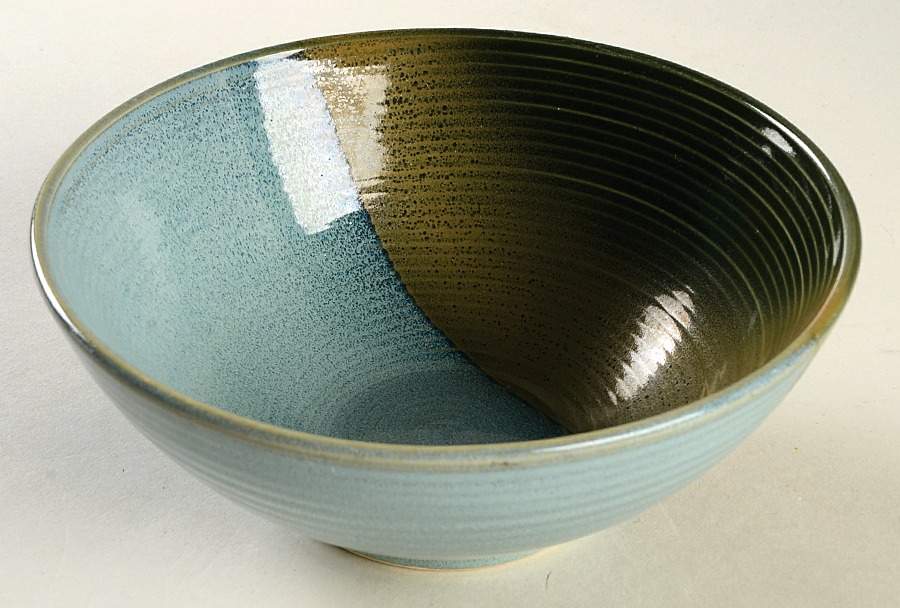 Vista Aqua Soup/Cereal Bowl by Sango-1