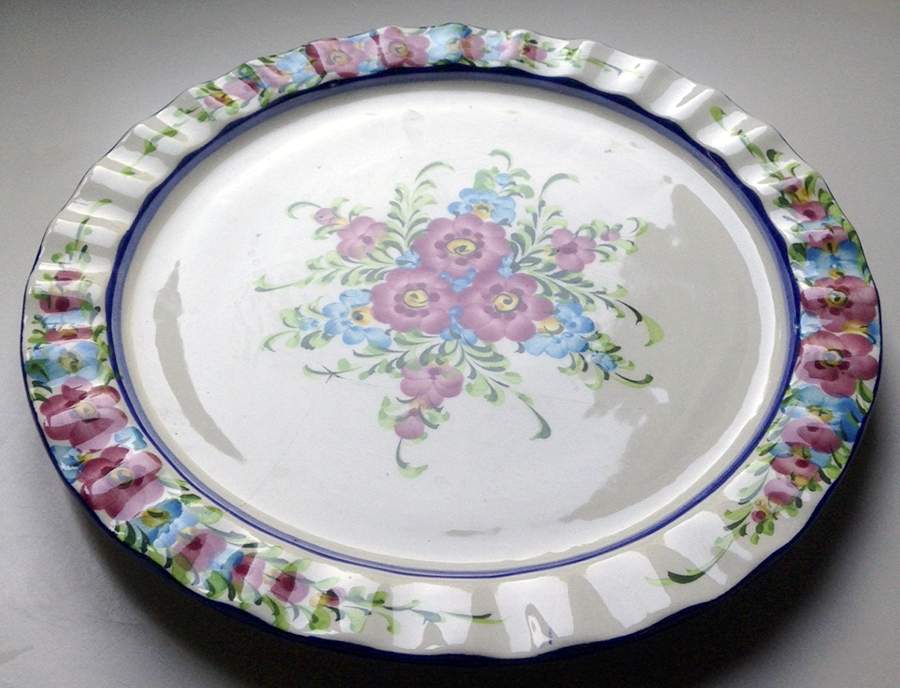 SAD115 Large Covered Cake Plate No Lid by Sadek-1