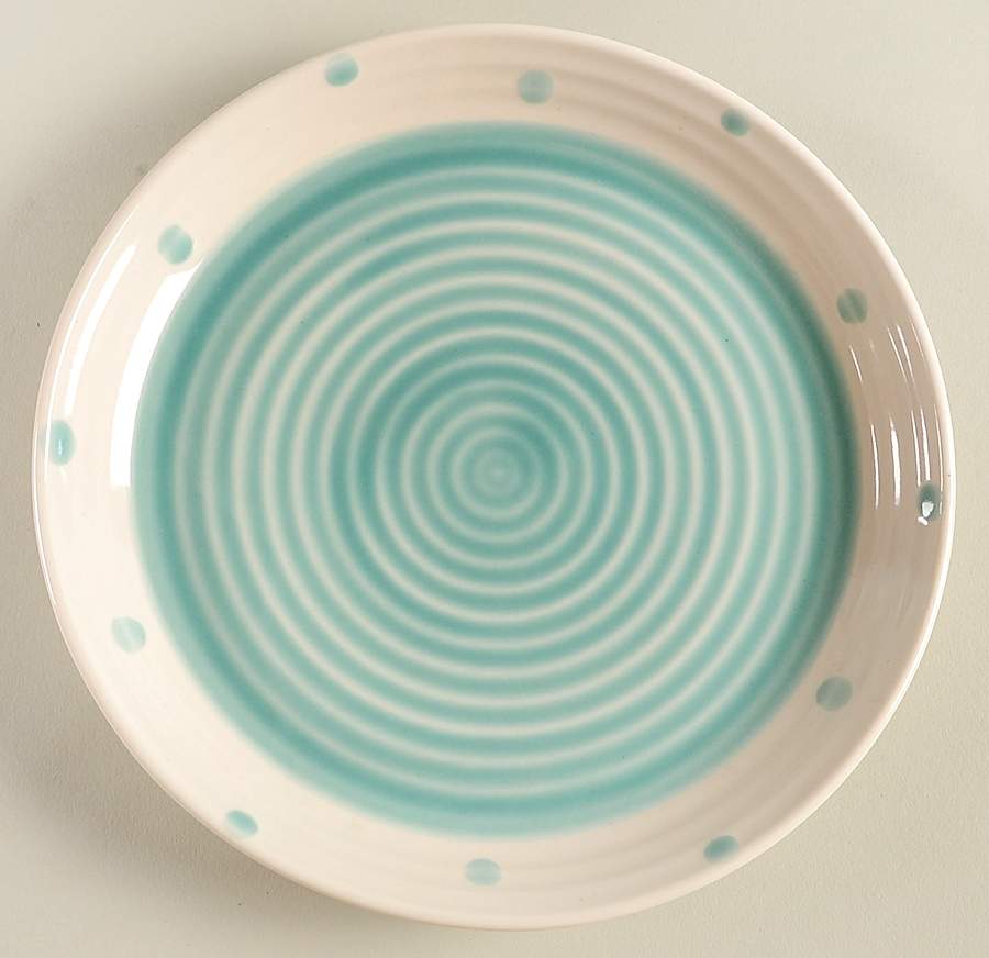 Rico Aqua Salad Plate by Sango-1