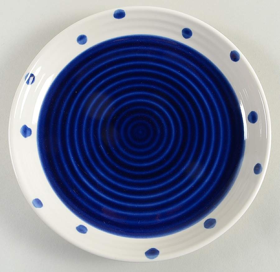 Rico Blue Salad Plate by Sango-1