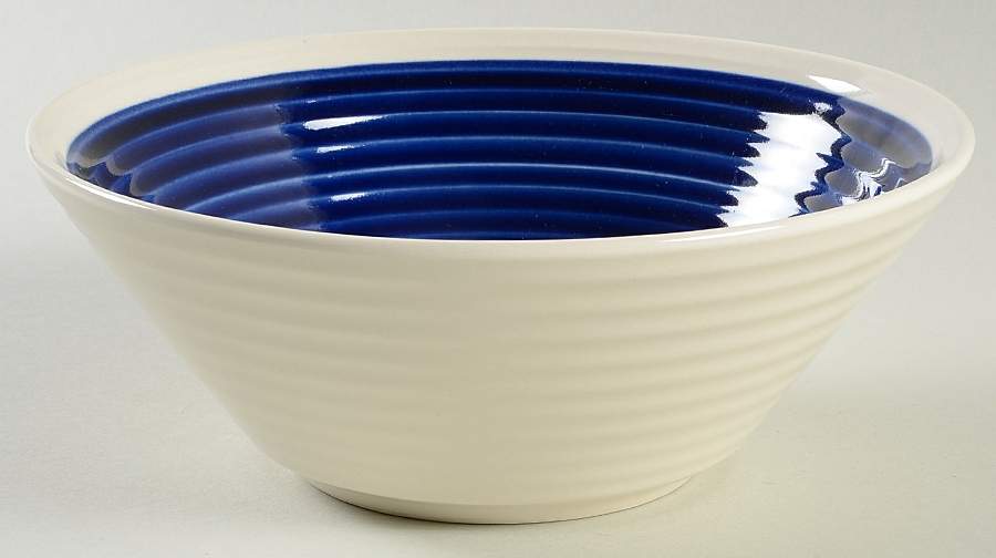 Rico Blue Soup/Cereal Bowl by Sango-1