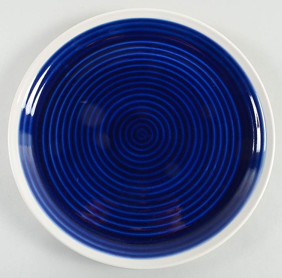 Rico Blue Dinner Plate by Sango-1