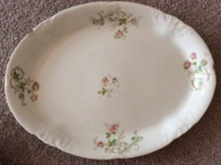 SEB167 17" Oval Serving Platter by Sebring Pottery-1