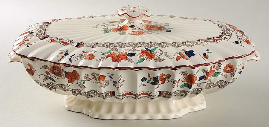 SP697 Oval Covered Vegetable by Spode-1