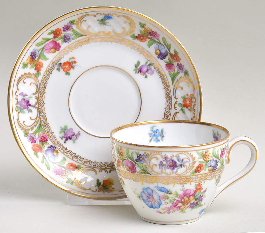 SCH772 Flat Cup & Saucer Set by Schumann - Bavaria-1