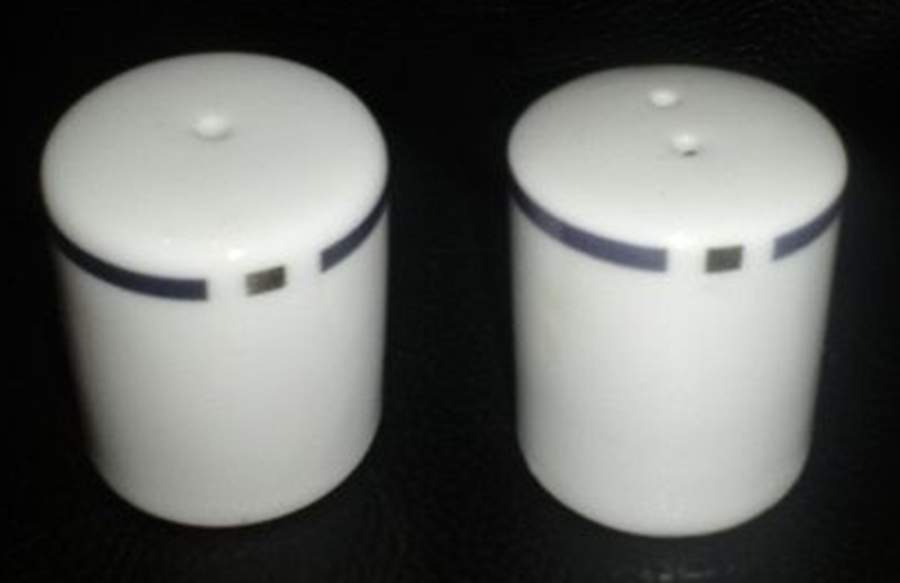 American Airlines (All Silver) Salt & Pepper Set by Swid Powell-1