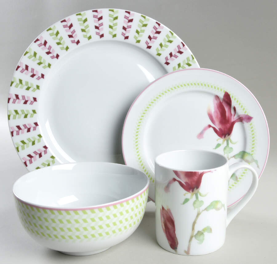 Magnolia Haze 4 Piece Place Setting by Spode-1