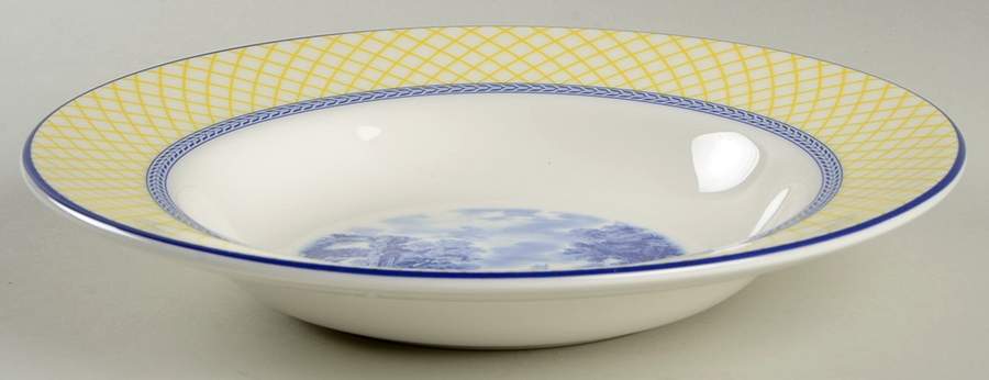 Giallo Large Rim Soup Bowl by Spode-1