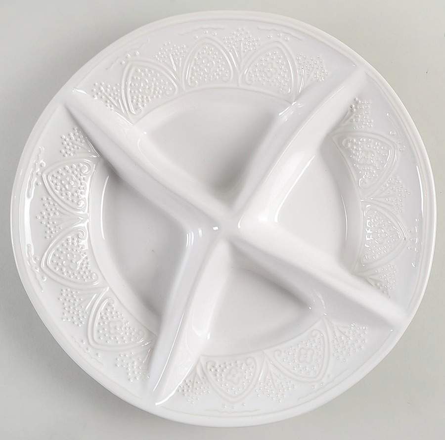 SWZ8 White 4 Part Relish by Sweet Ceramics (La Ceramica d'Italia)-1
