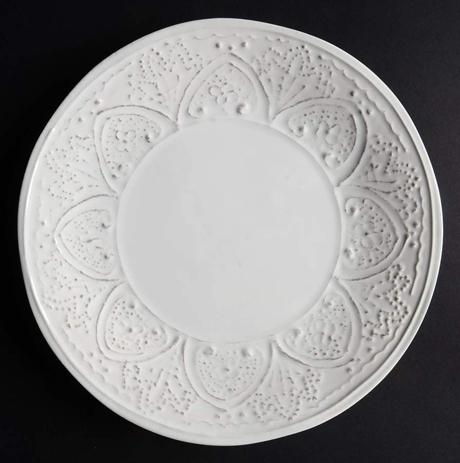 SWZ8 White Salad Plate by Sweet Ceramics (La Ceramica d'Italia)-1