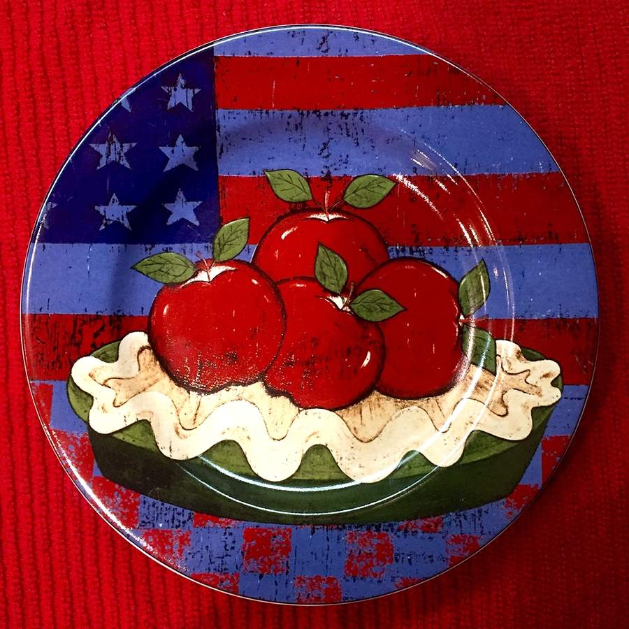American As Apple Pie Salad Plate by Sakura-1