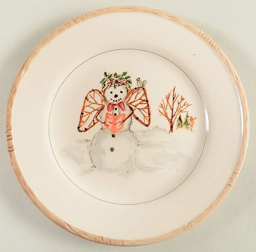 Christmas Twig Salad Plate by Savinio Designs-1