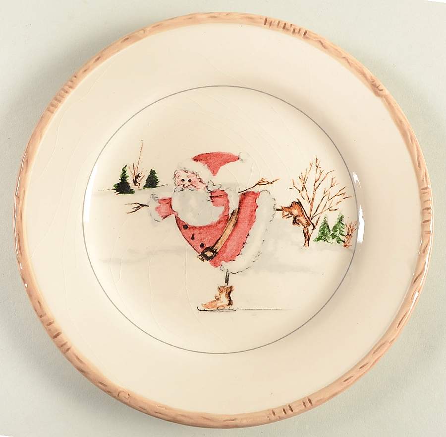 Christmas Twig Salad Plate by Savinio Designs-1