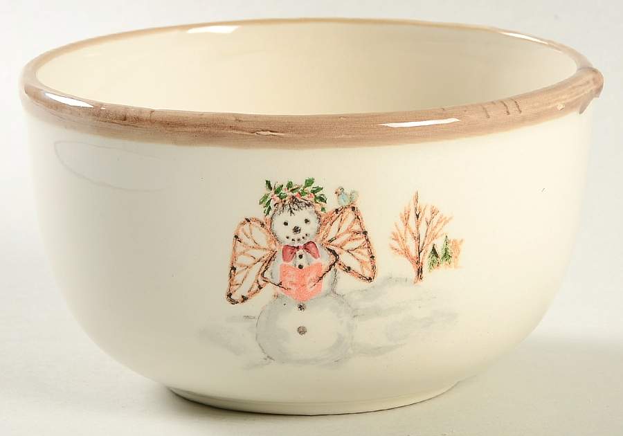Christmas Twig Soup/Cereal Bowl by Savinio Designs-1