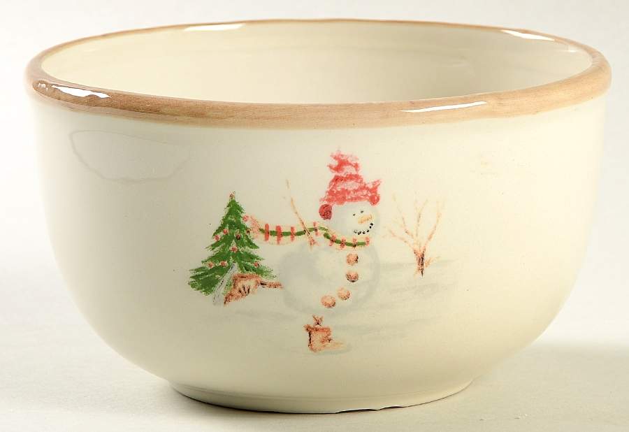 Christmas Twig Soup/Cereal Bowl by Savinio Designs-1