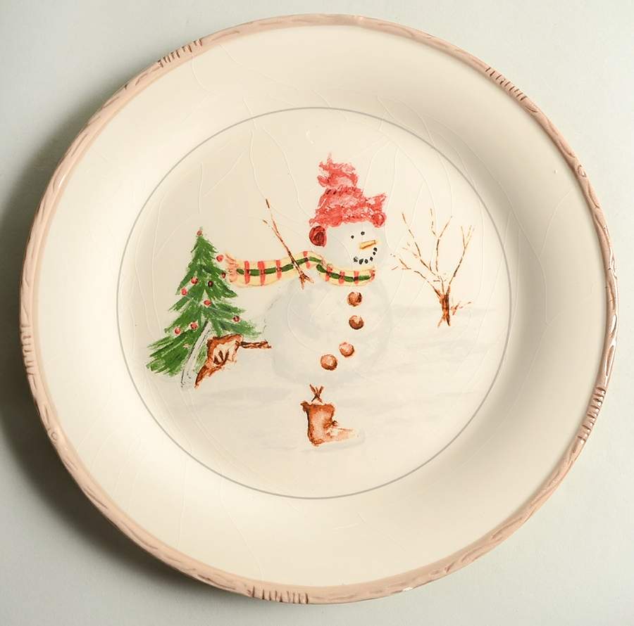 Christmas Twig Dinner Plate by Savinio Designs-1