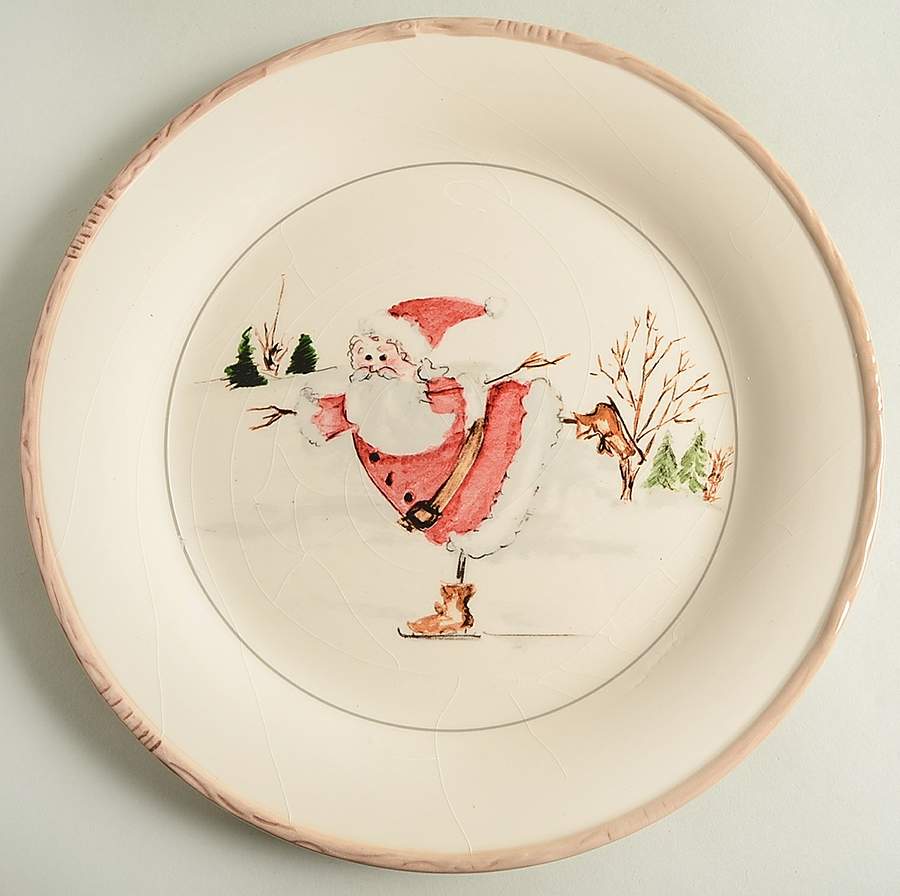 Christmas Twig Dinner Plate by Savinio Designs-1
