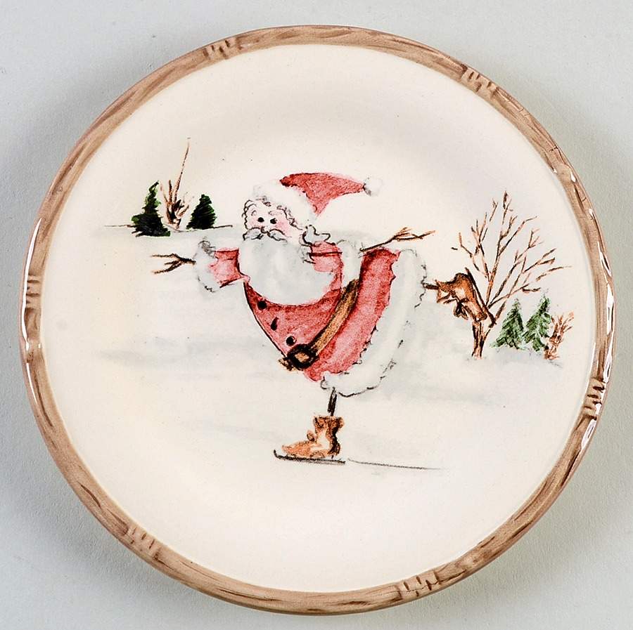 Christmas Twig Canape Plate by Savinio Designs-1