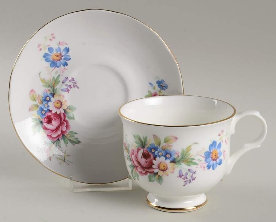 Wellington Footed Cup & Saucer Set by Sadek-1