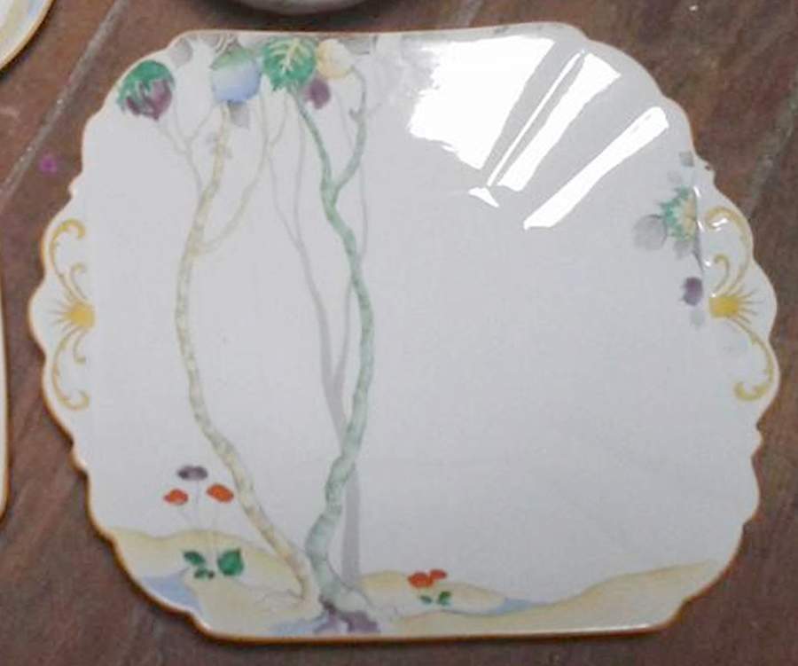 11722 Handled Cake Plate by Shelley-1