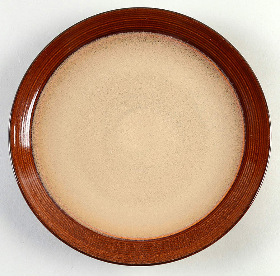 Allure Brown Salad Plate by Sango-1