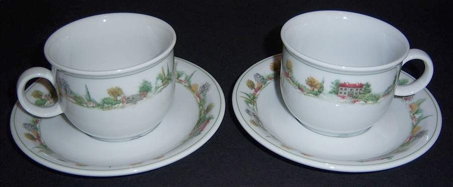 SLT505 Flat Cup & Saucer Set by Seltmann-1