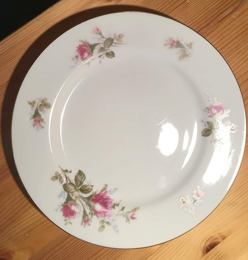 Rose Dinner Plate by Spring China-1