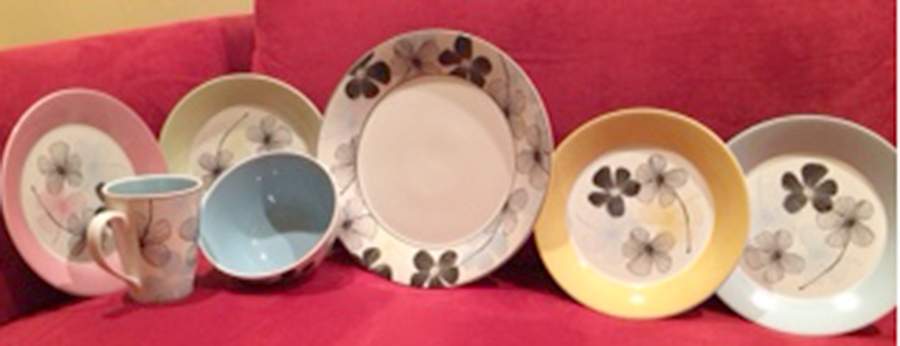 Color Splash Dinner Plate by Sakura-1