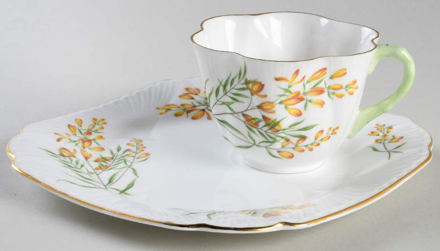 SHE88 Snack Plate & Cup Set by Shelley-1