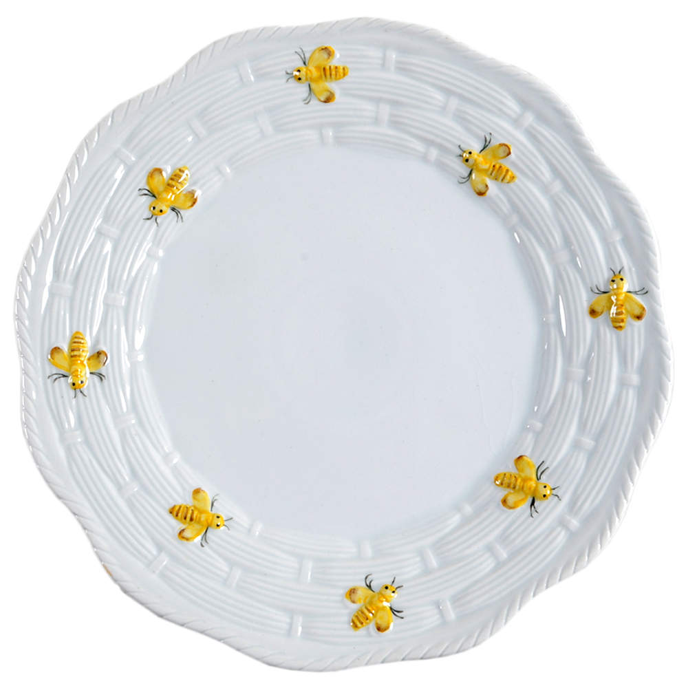 Bees Yellow Dinner Plate by Sadek-1