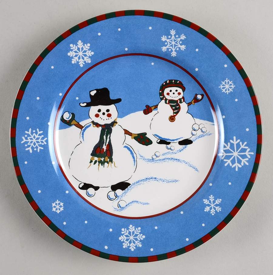 Holiday Trio Salad Plate by Sakura-1