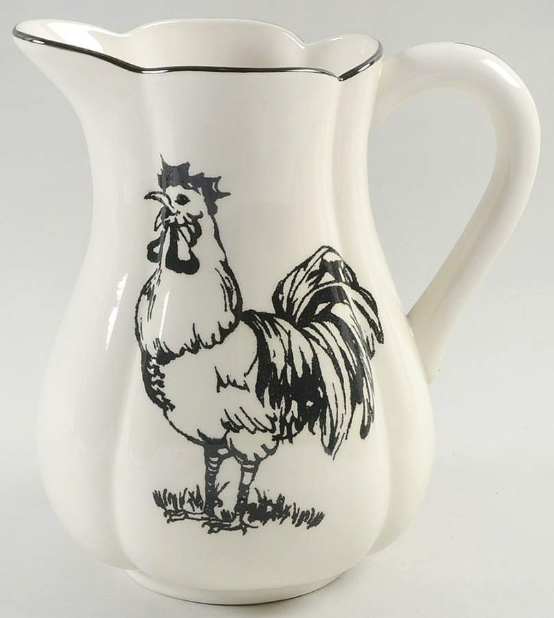 Barnyard Toile Farm 64 Oz Pitcher by Sadek-1