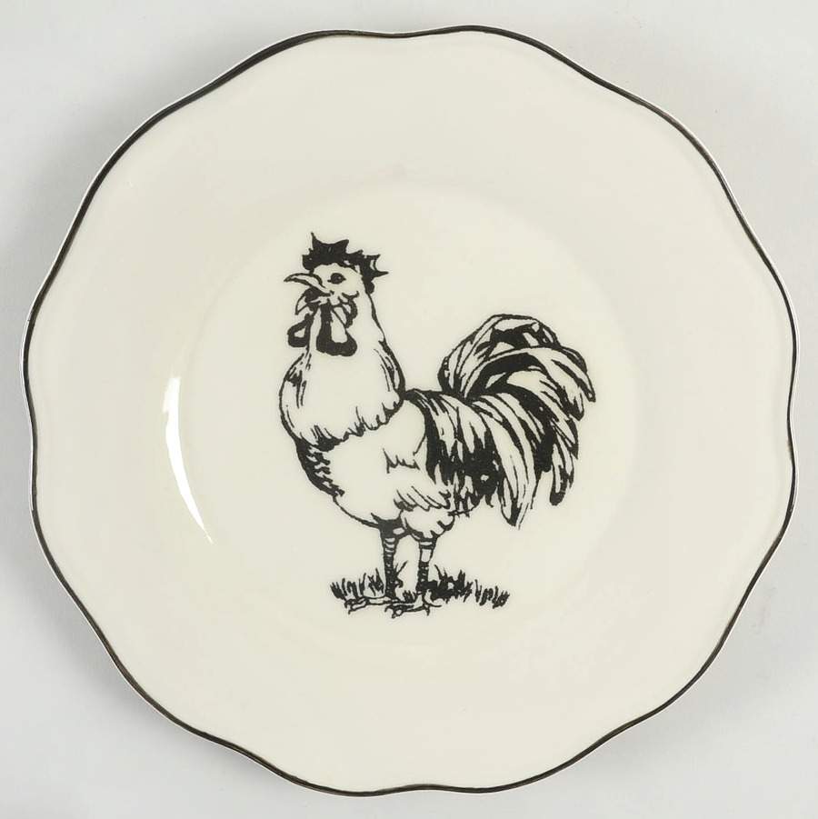 Barnyard Toile Farm Dinner Plate by Sadek-1