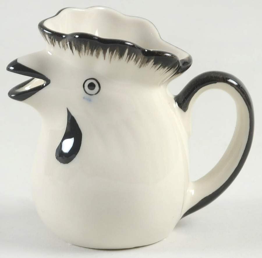 Barnyard Toile Farm Figural Creamer by Sadek-1