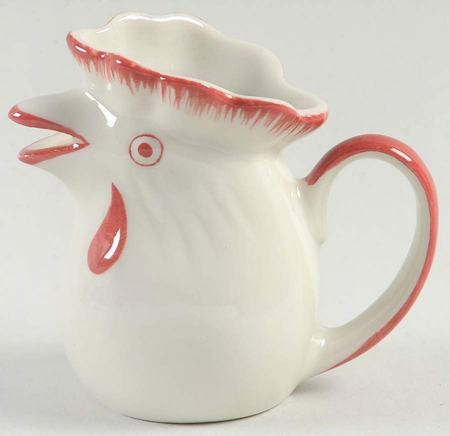 Barnyard Toile Farm Figural Creamer by Sadek-1