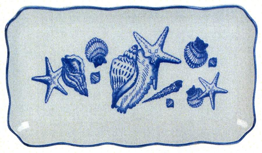 Nautical 13" Oblong Tray by Sadek-1