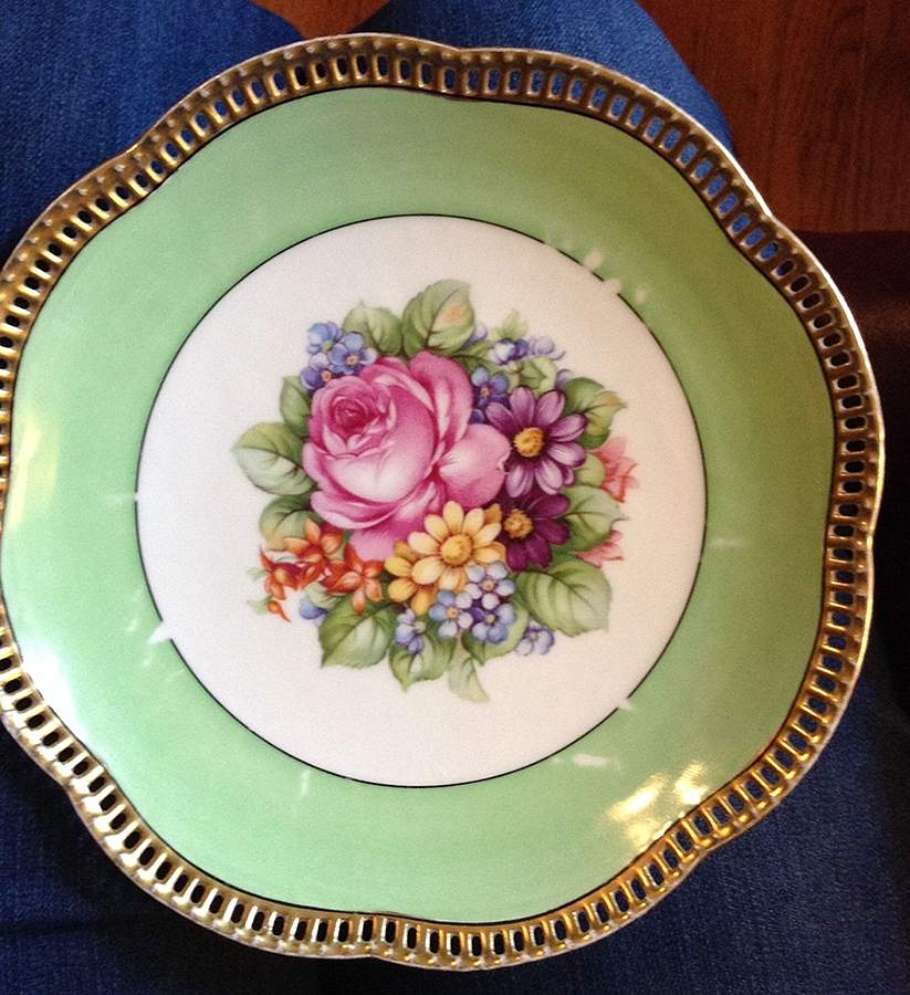 SCH794 8" Pierced Plate by Schumann - Bavaria-1