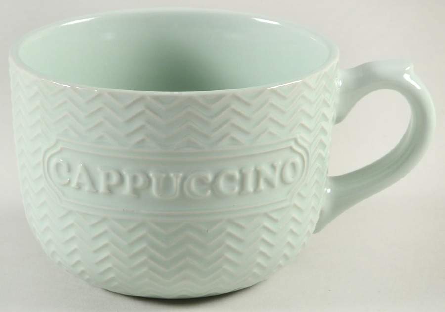 Embossed Word Cappuccino Mug by Signature-1