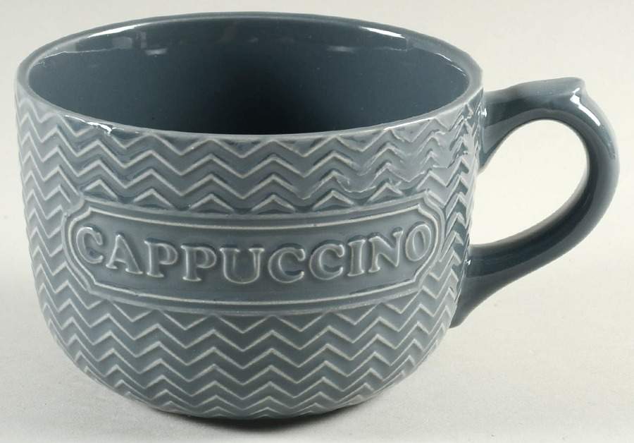 Embossed Word Cappuccino Mug by Signature-1