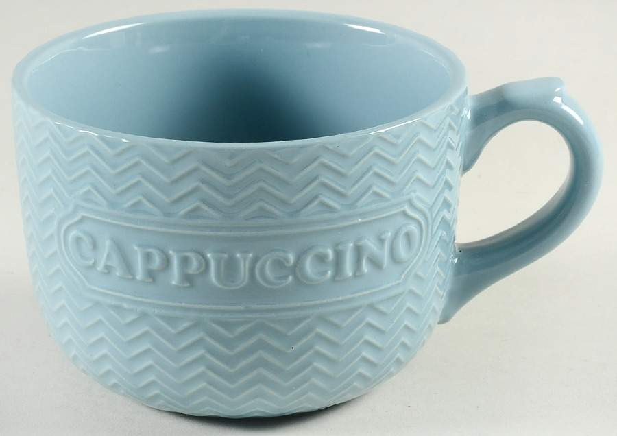 Embossed Word Cappuccino Mug by Signature-1