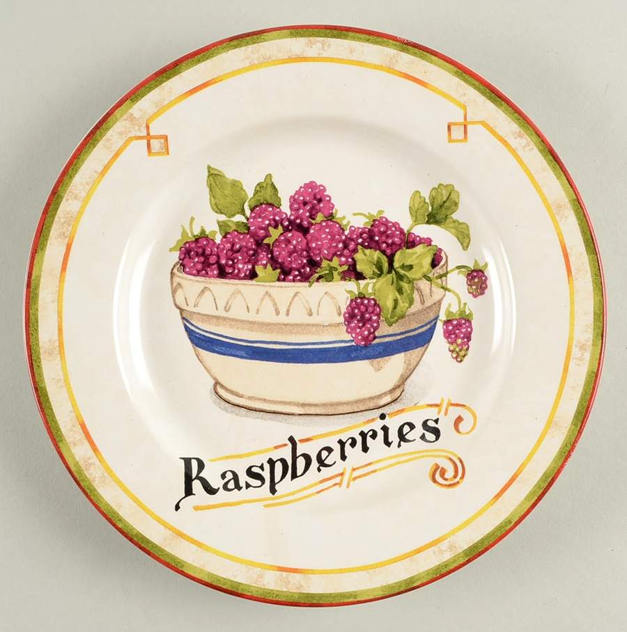 Berry Harvest Salad Plate by Sakura-1